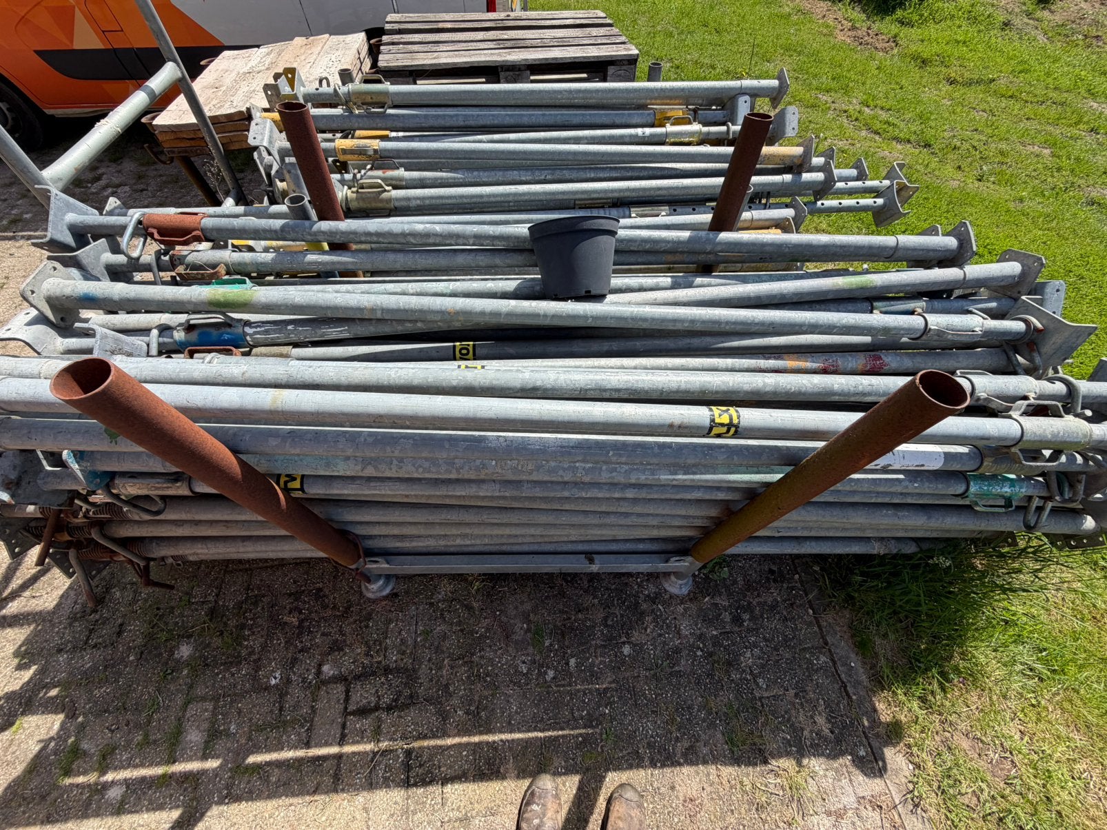 Bouwstempels schroefstempels, Ophalen, Zo goed als nieuw, Overige typen, 5 meter of hoger