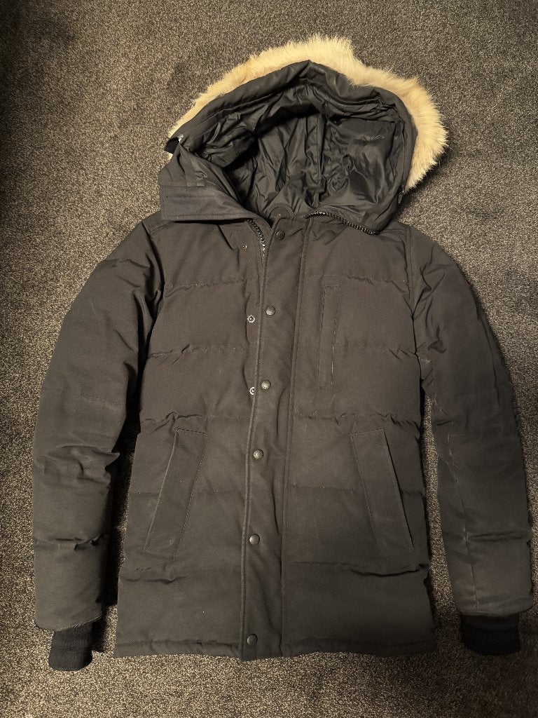 Canada Goose Carson fushion fit parka maat XS weinig gedrage, Zwart, Canada Goose, Ophalen of Verzenden, Zo goed als nieuw