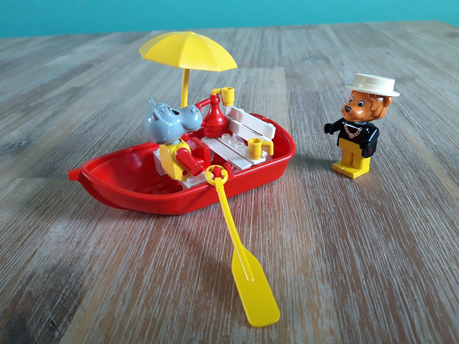 Lego Fabuland 3622 bootje, Ophalen, Compleet, Gebruikt, Overige thema's