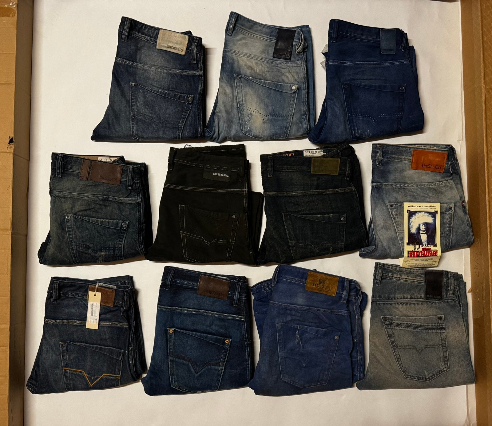 Nieuw! 11x Diesel Krooley jeans – nieuw met labels., Ophalen of Verzenden, Nieuw, Overige kleuren, W32 (confectie 46) of kleiner