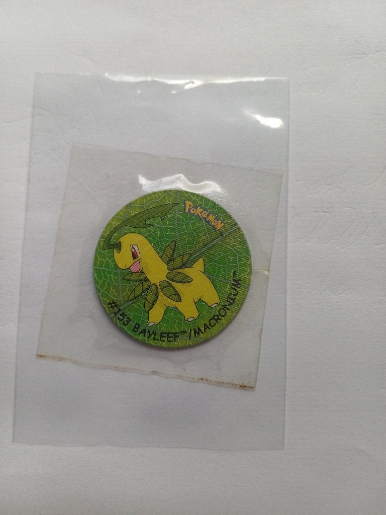 Pokémon-Surprise Flippo Bayleef/Meganium #153 uit 2001-MINT, Verzamelen, Flippo's, Verzenden, Losse flippo's
