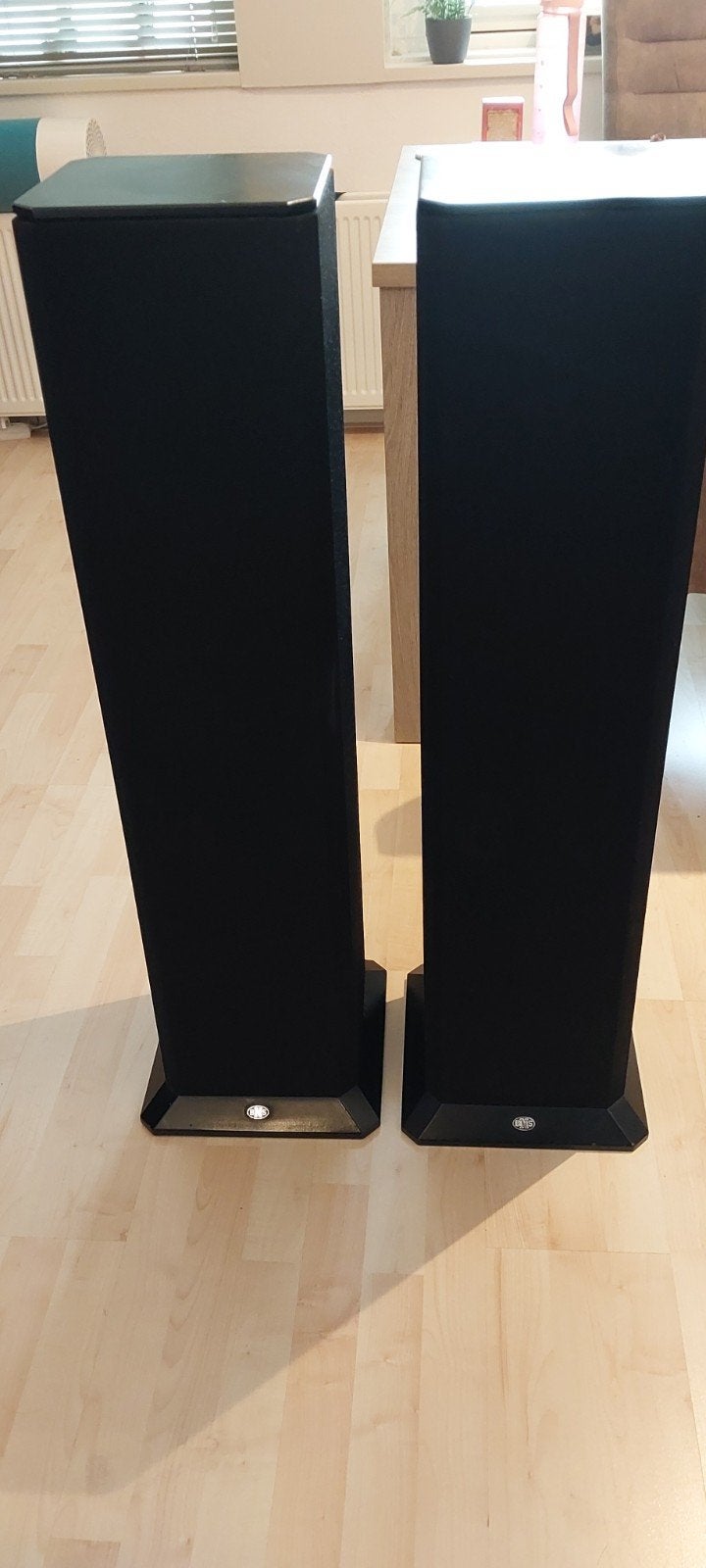 BNS Soundcolumn II, Stereo speakers, Gebruikt, 60 tot 120 watt, Ophalen