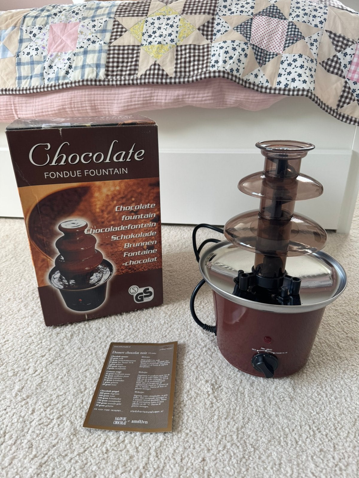 Chocolade fondue fontein, Minder dan 1 liter, Ophalen of Verzenden, Zo goed als nieuw