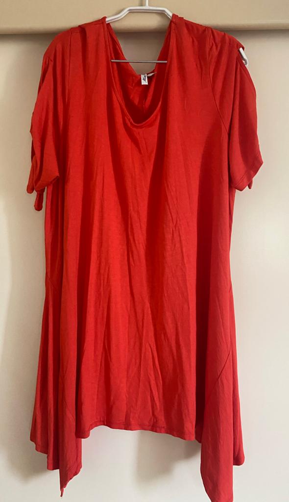 Rode tuniek Miss Etam maat 48, Ophalen of Verzenden, Gedragen, Maat 46/48 (XL) of groter, Rood