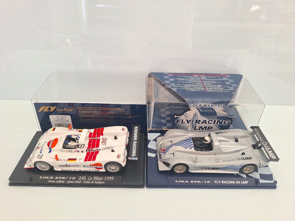 Fly 2 x Lola B98-10 1 Racing Lola, Overige merken, Racebaan, Fly, Nieuw