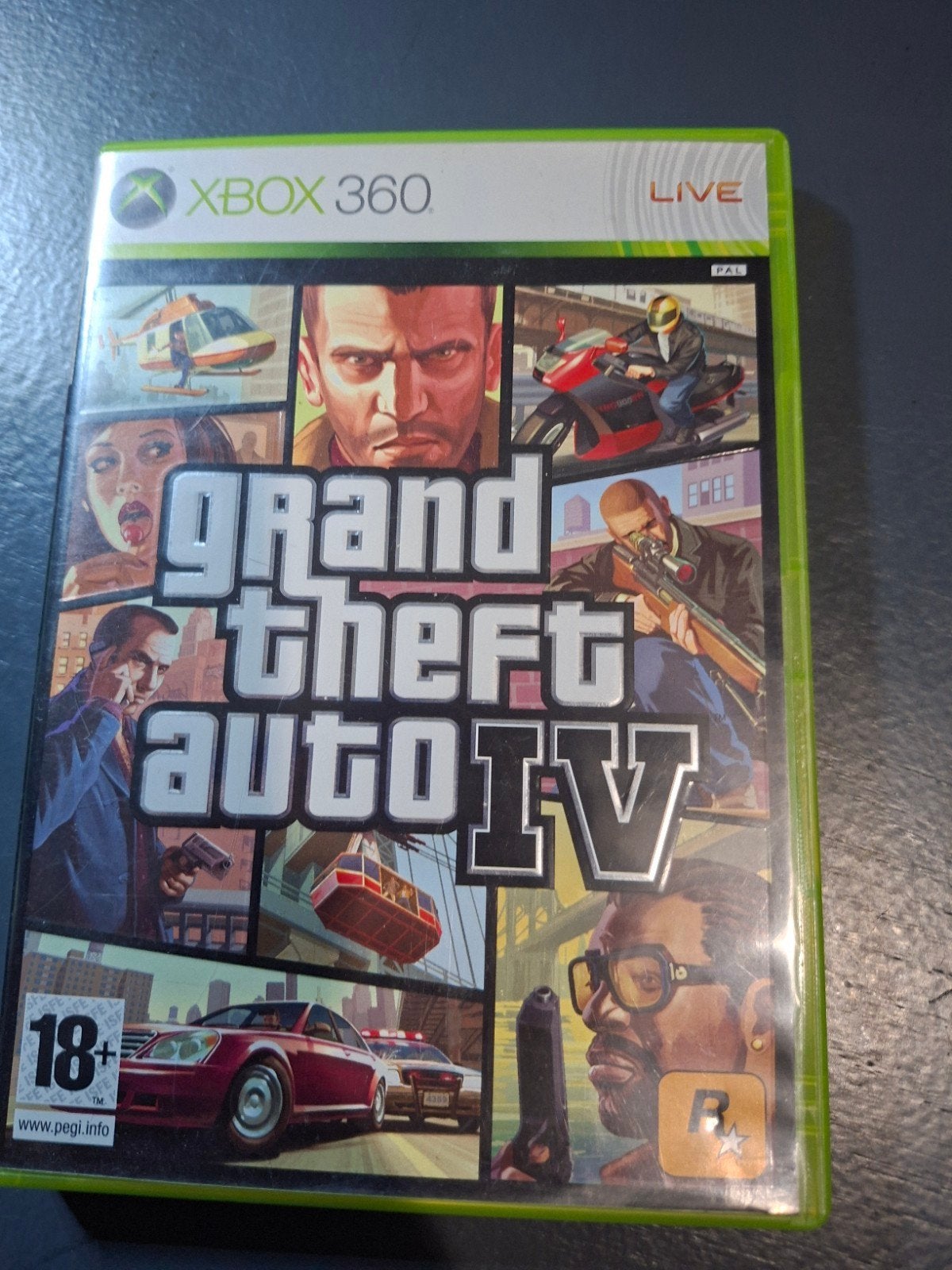 Grand Theft Auto IV (GTA 4) Xbox 360 - Inclusief gids, Spelcomputers en Games, Games | Xbox 360, Avontuur en Actie, Online, Gebruikt