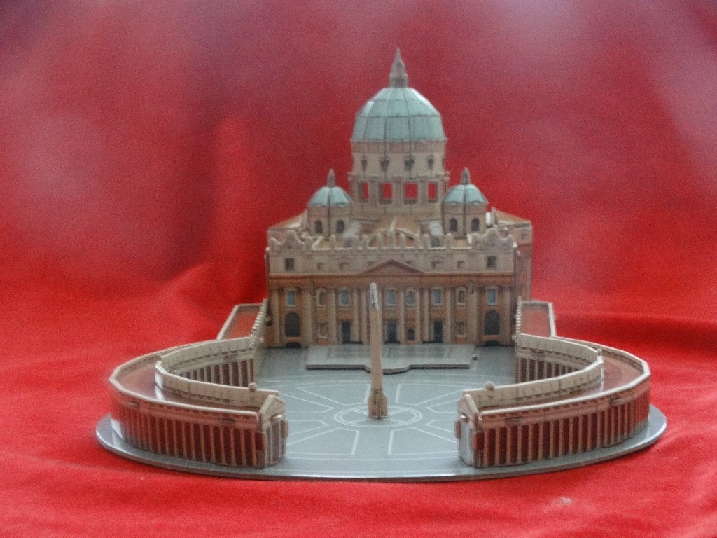 Puzzel 3D San Piertro in Vaticano van Rivell, Als nieuw, Ophalen, 500 t/m 1500 stukjes, Zo goed als nieuw, Rubik's of 3D-puzzel
