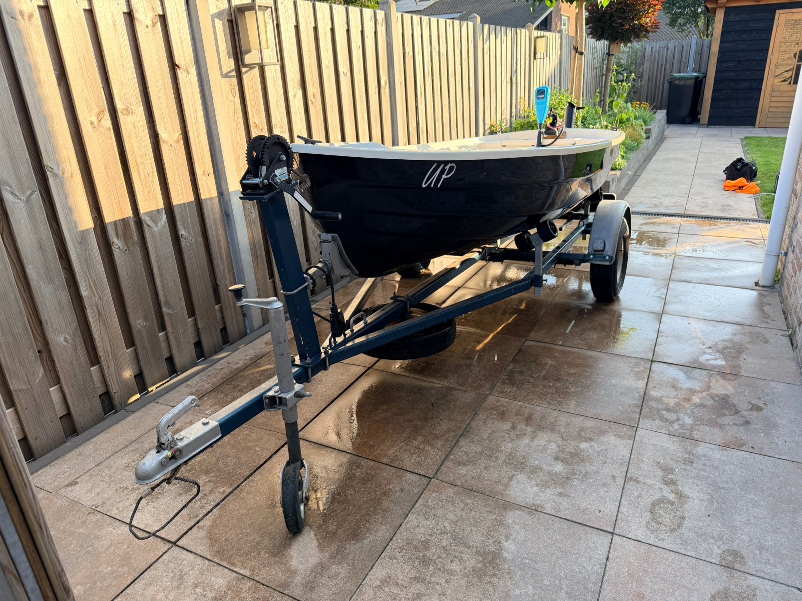 Fluisterboot (sloep) 3,30m incl trailer!, Ophalen, Elektrisch, Trailer, Overige typen