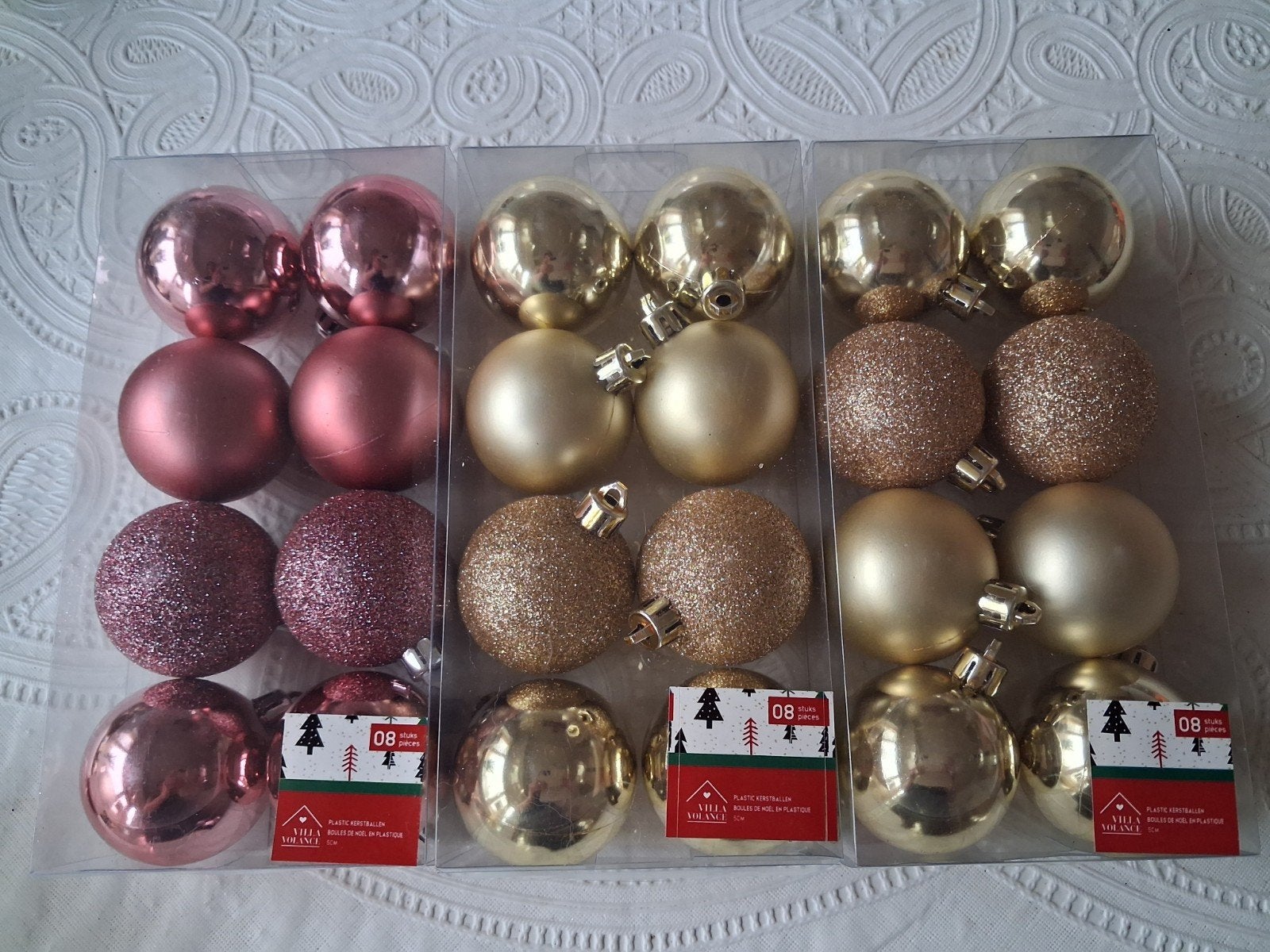3 sets nieuwe kerstballen (Nijmegen oost), Diversen, Ophalen of Verzenden, Nieuw