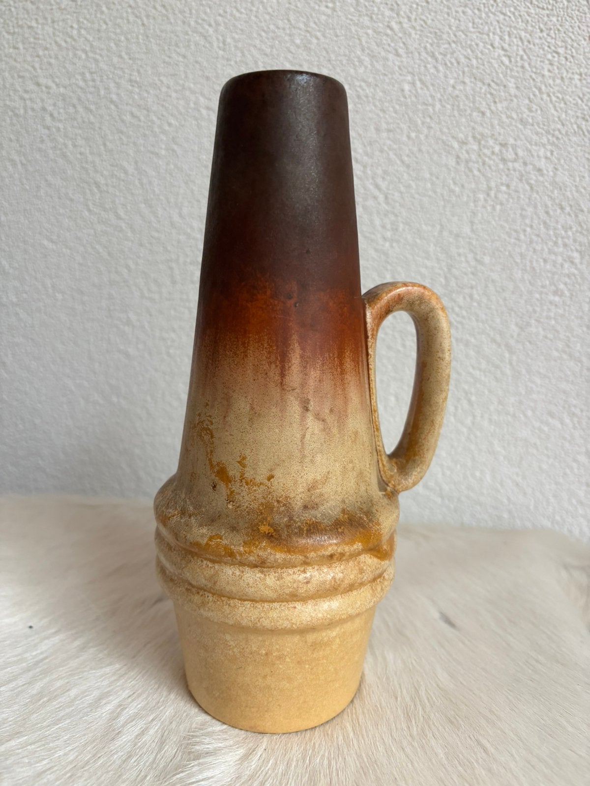 West-Germany vaas Scheurich Keramik vintage 22 cm 400-22, Ophalen of Verzenden
