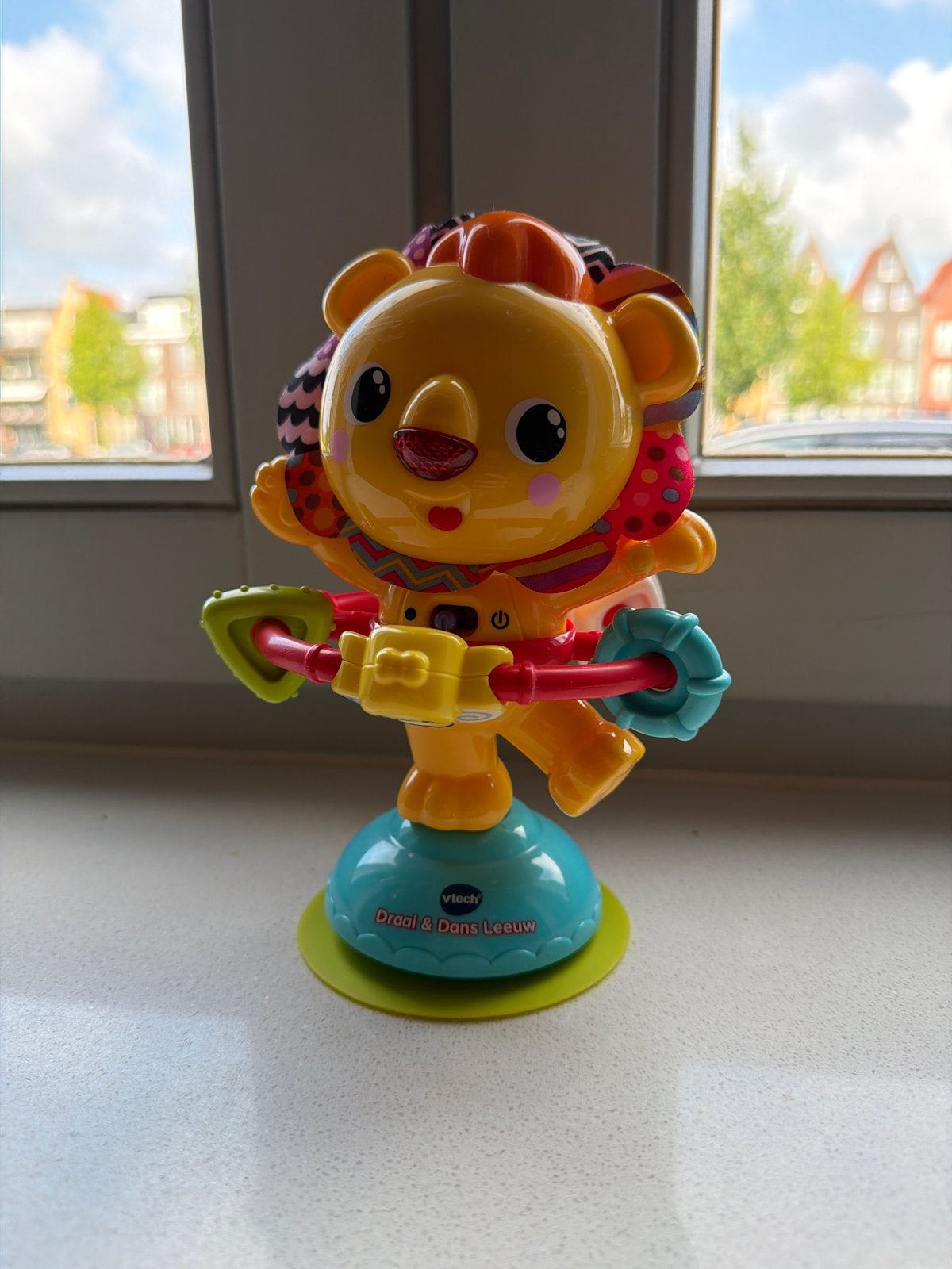 VTech Draai & Dans Leeuw - Interactief Baby Speelgoed, Ophalen, Gebruikt, Overige typen, Met licht
