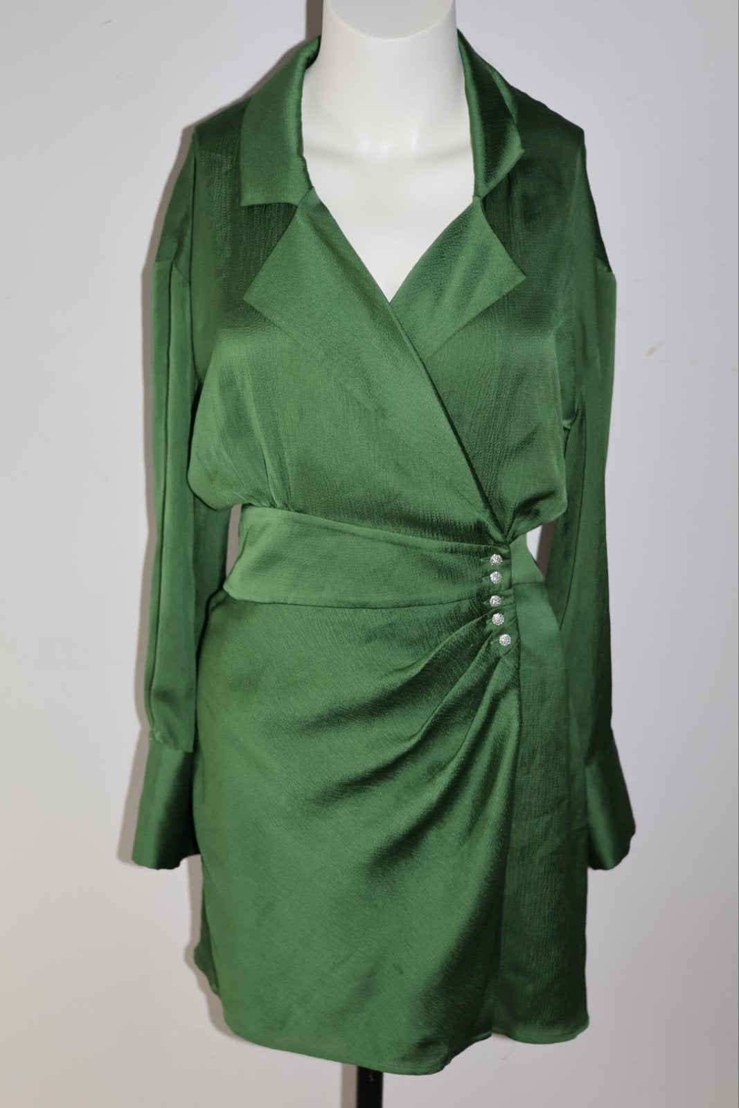 Ba&sh groene jurk maat 34 / XS, Ba&sh.nl, Ba&sh, NL, Ophalen of Verzenden