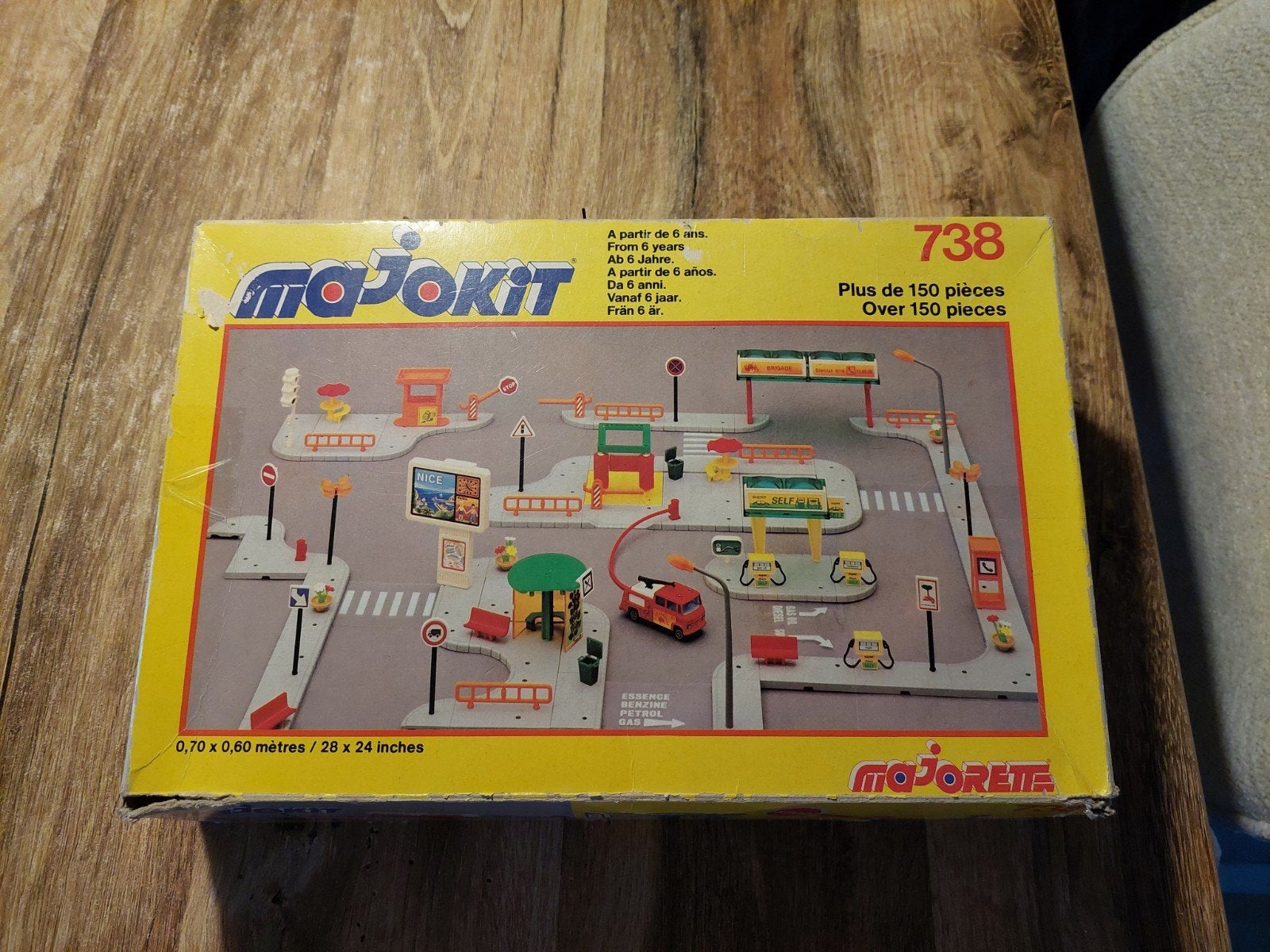 Majokit majorette matchbox speelset partij, Ophalen of Verzenden, Gebruikt