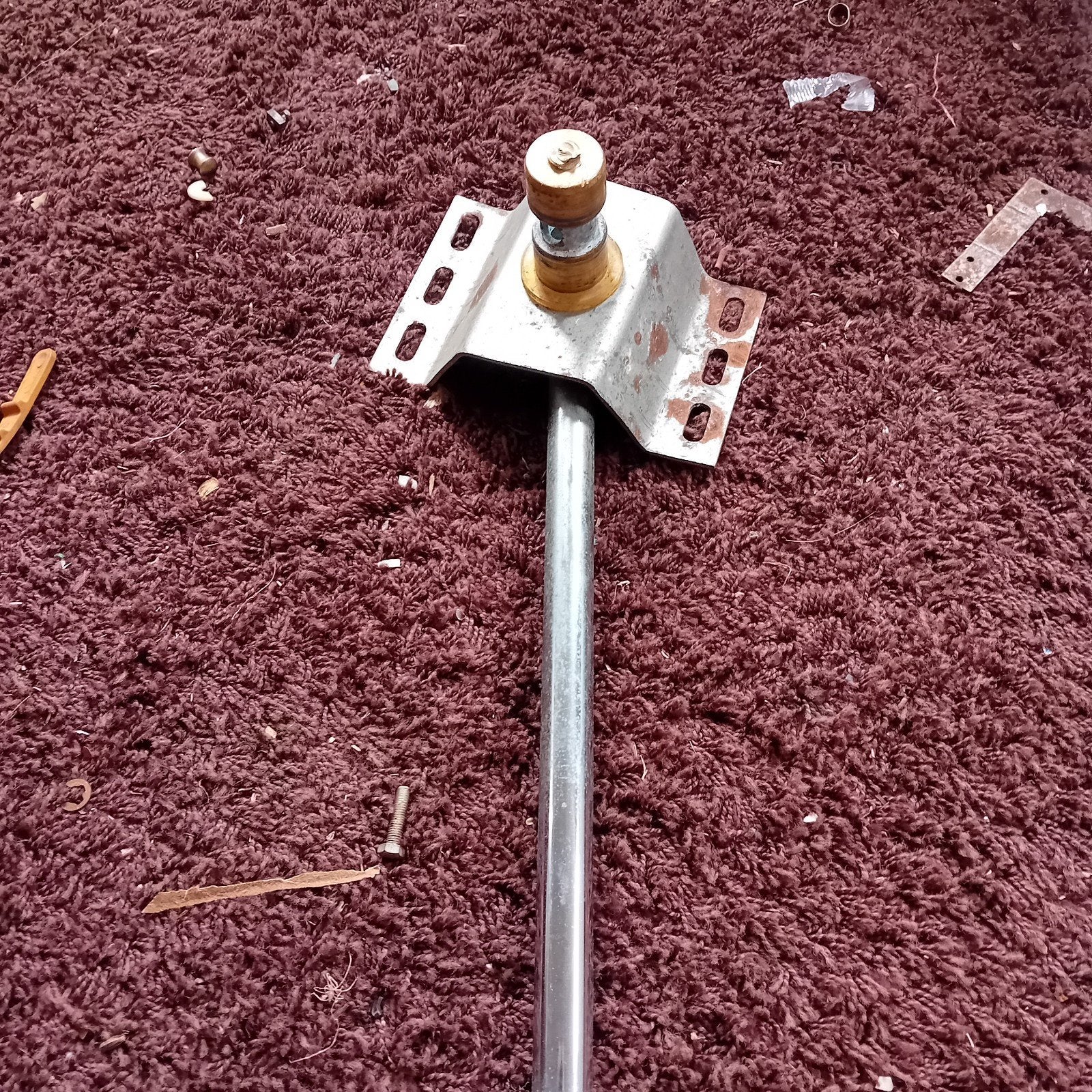 Metalen beugel met stang, Ophalen of Verzenden