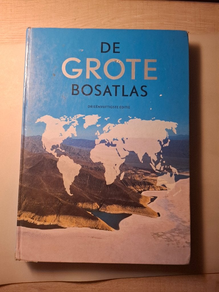 Boek - De grote Bosatlas (2007), Gelezen, Bosatlas, 2000 tot heden, Ophalen of Verzenden