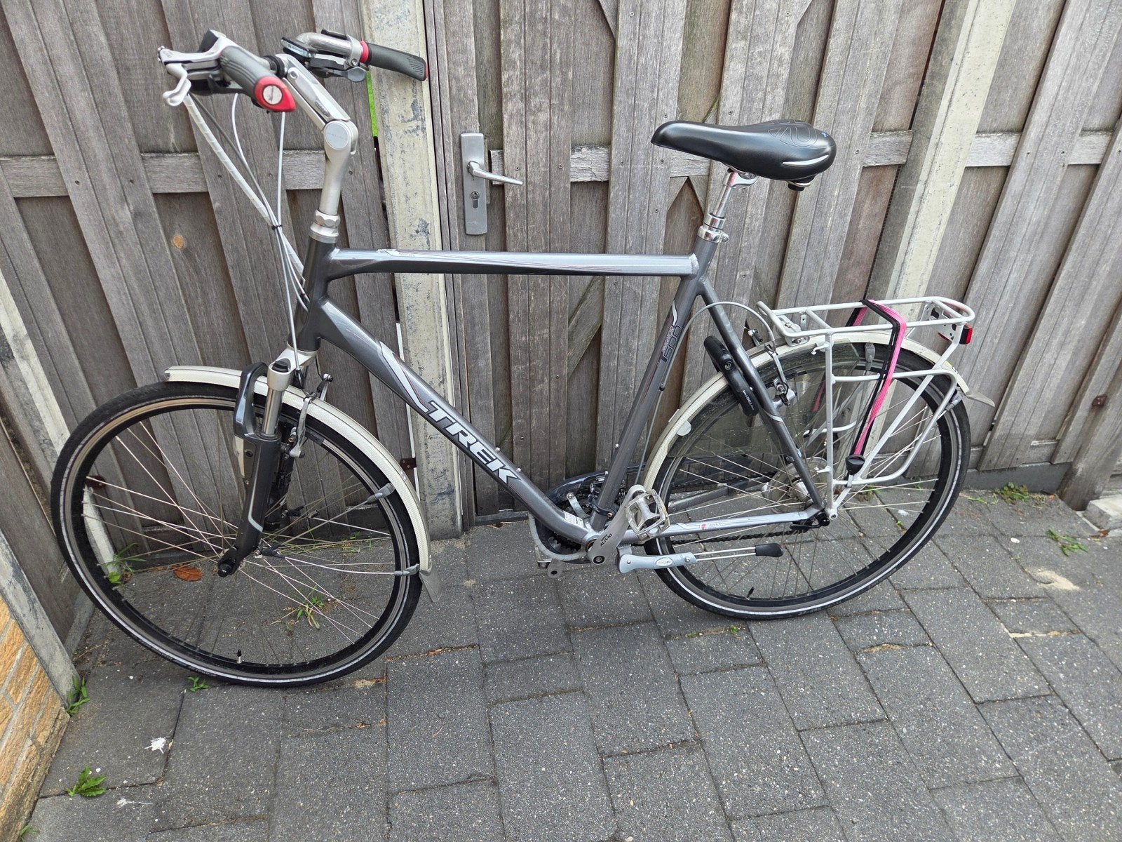 Trek Navigator T500 herenfiets, Gebruikt, Velgrem, Versnellingen, 57 tot 61 cm