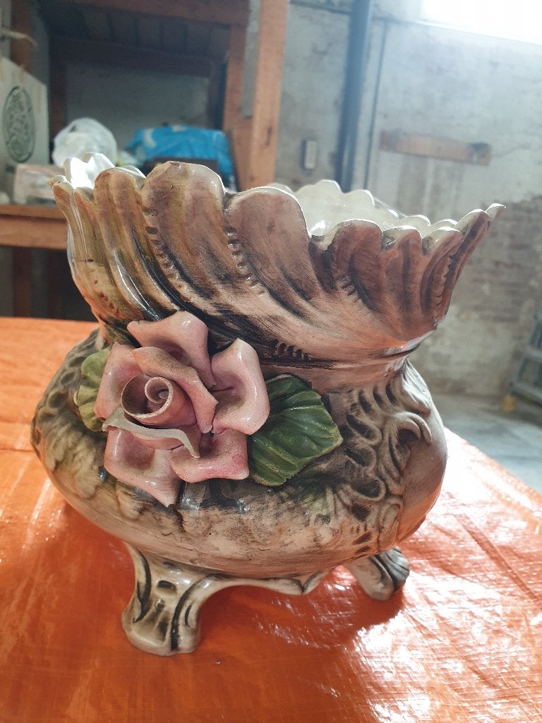 Bloempot, Bassano, Capodimonte-stijl, Ophalen
