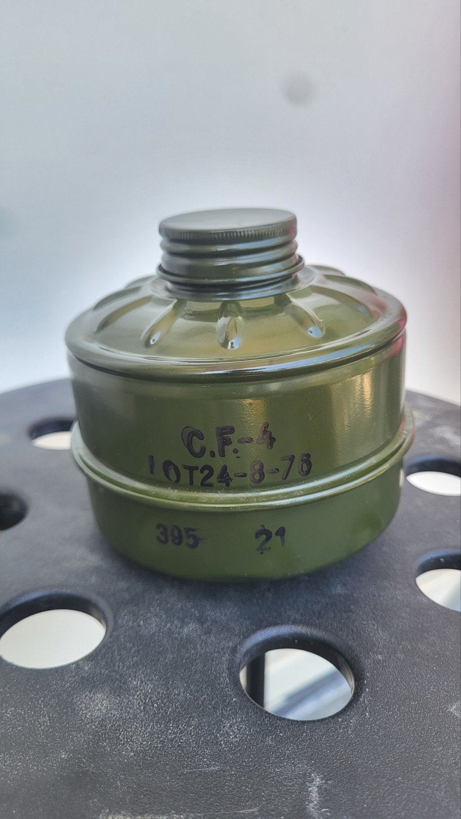 Romanian M74 Gasmask Filter, Ophalen of Verzenden, Landmacht, Overige gebieden, Overige typen