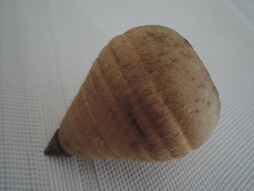 Vintage houten tol, Ophalen of Verzenden, Gebruikt, Overige typen