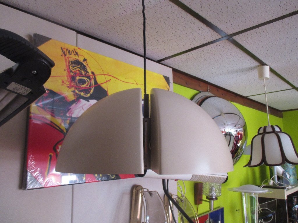 Raak jaren 70 design Octavo kunststof hanglamp 40 cm retro, Kunststof, Gebruikt, Jaren 70 design vintage retro 1970s seventies