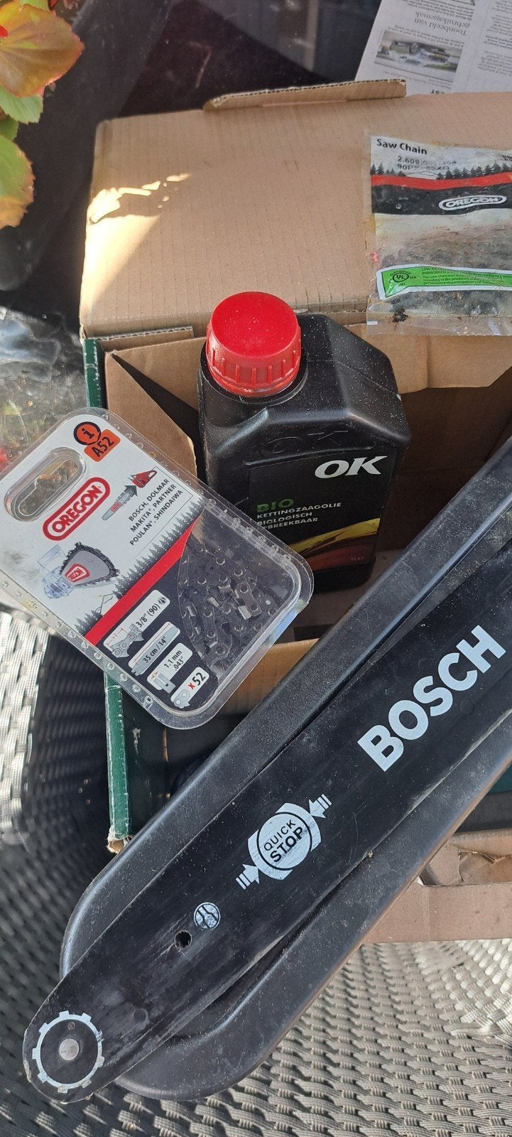 Bosch AKE 35S, Ophalen, Kettingzaag, Zo goed als nieuw, 1200 watt of meer