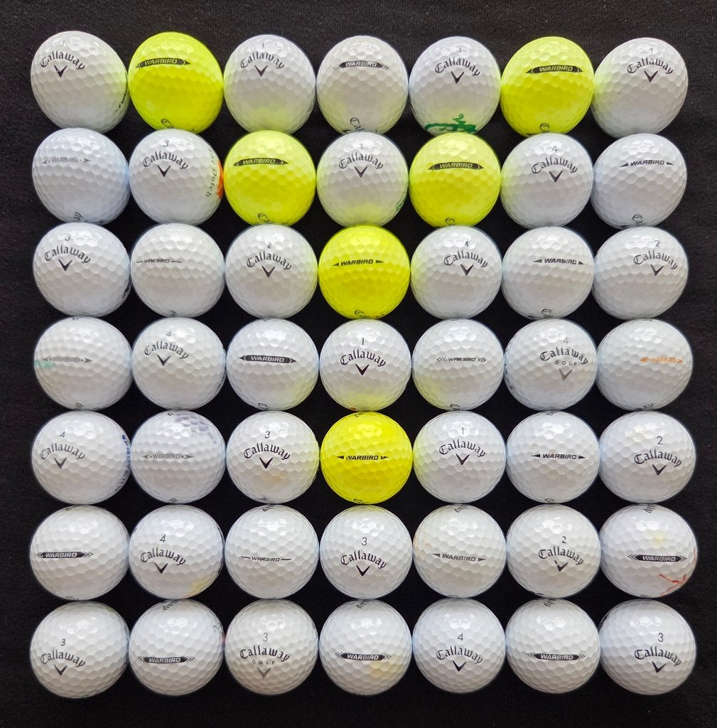 49 stuks hele mooie Callaway Warbird golfballen, Sport en Fitness, Ophalen of Verzenden, Zo goed als nieuw, Bal(len), Callaway