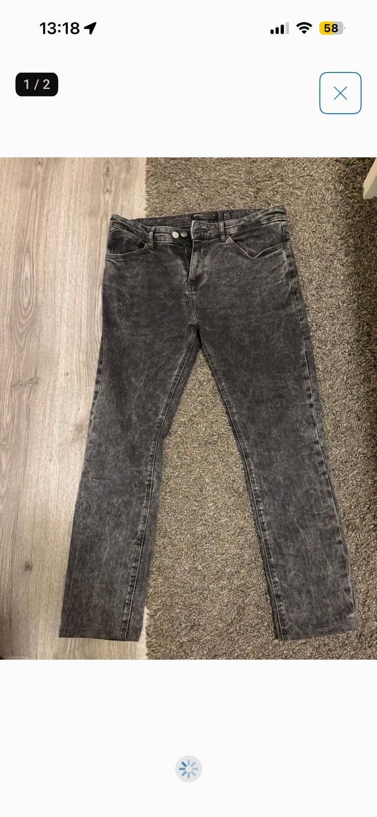 Maat 42 🟢, Kleding | Dames, Spijkerbroeken en Jeans, Ophalen of Verzenden, Zo goed als nieuw, Blauw, W33 - W36 (confectie 42/44)