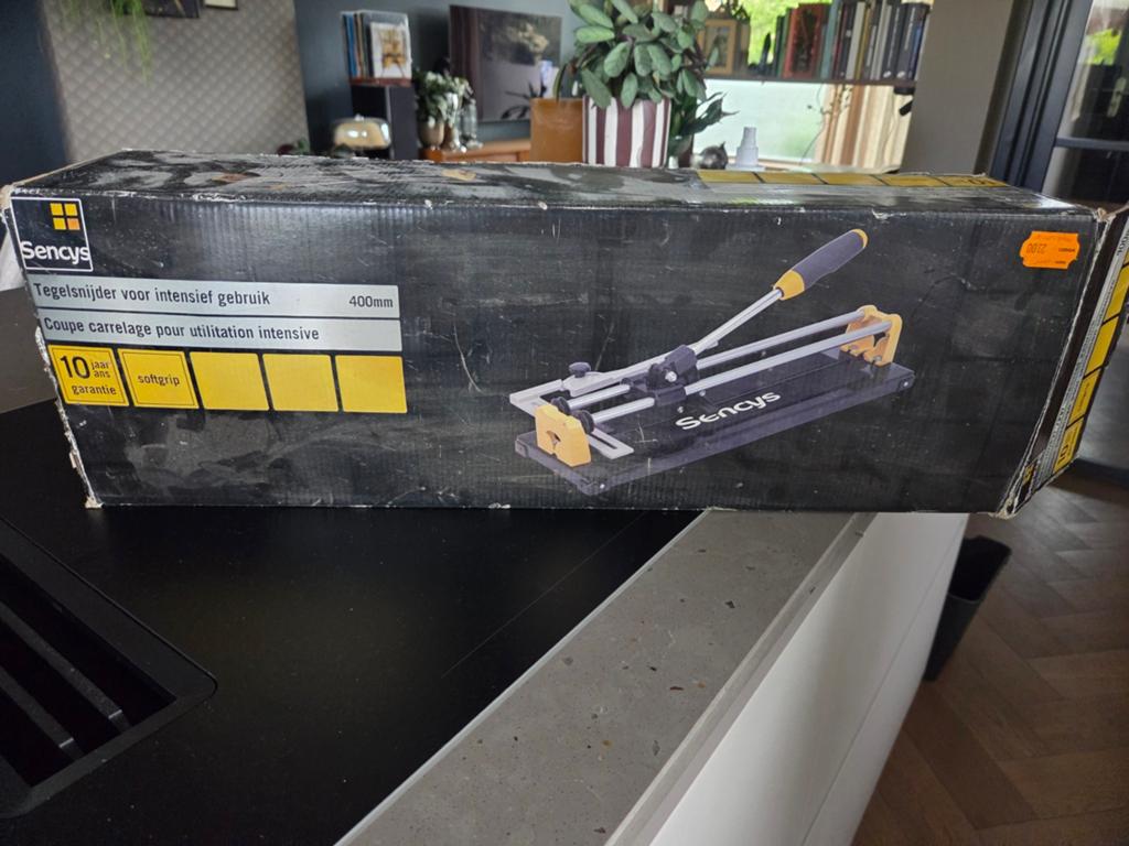 Sencys tegelsnijder 400mm, Minder dan 5 m², Vloertegels, Overige materialen, 60 cm of meer
