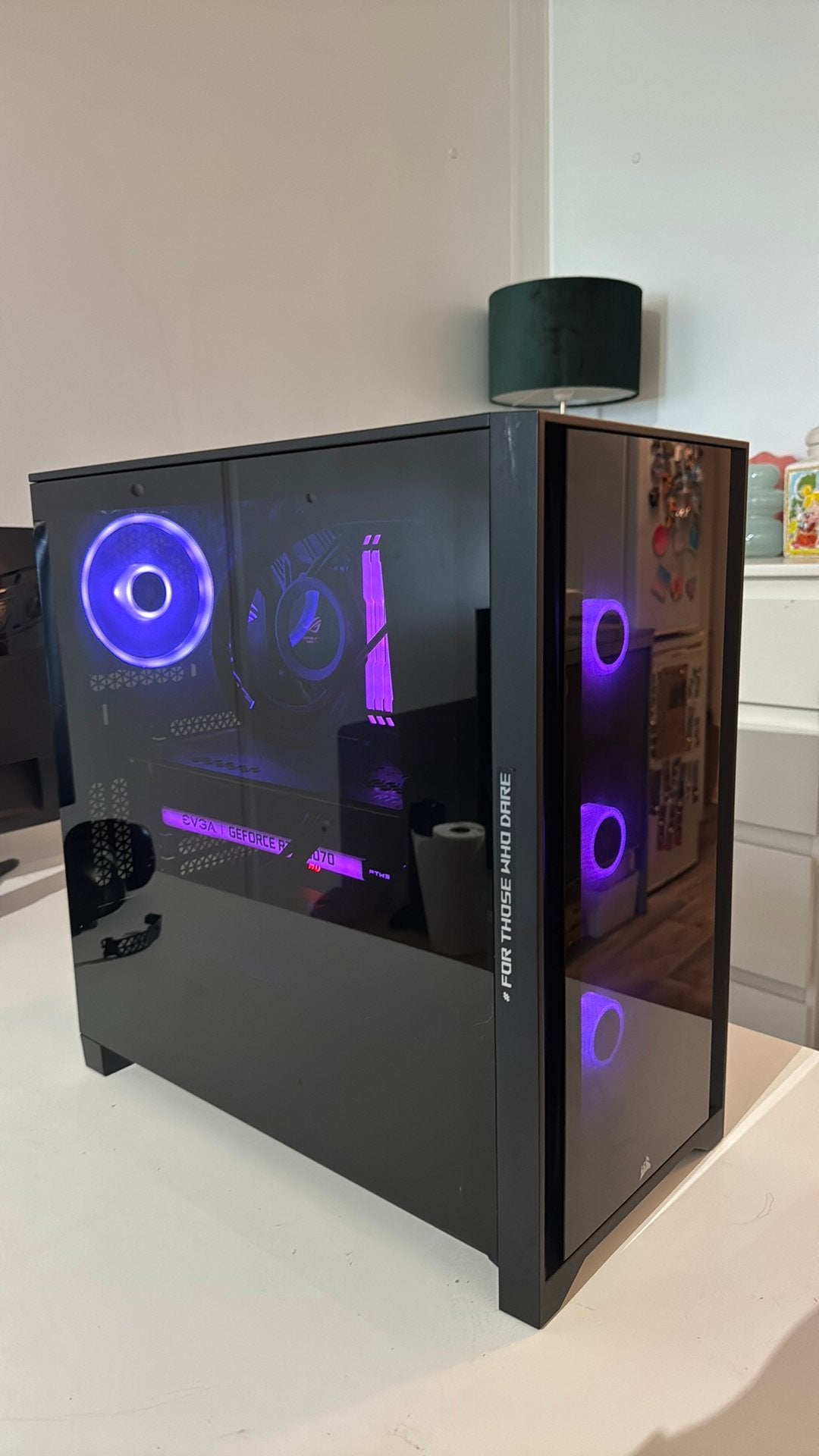 Krachtige Gaming PC: RTX 3070, i7-10700K, 24GB RAM, RGB, Ophalen, Gebruikt, HDD, 32 GB