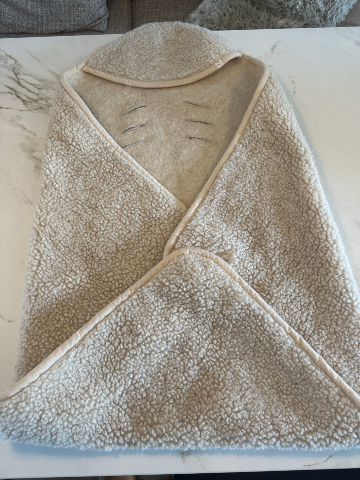 Kico echt wol - maxi cosi of kinderwagen - Zo goed als nieuw, Ophalen of Verzenden, Zo goed als nieuw, Minder dan 70 cm, Bakerzak of Bakerdoek