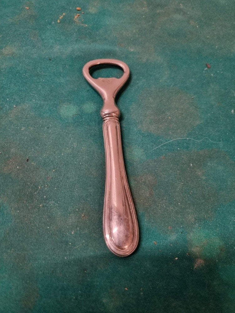 flesopener verzilverd, Ophalen of Verzenden, 'T Olde Gre-j, Info@toldegrej.nl, Endepoelstraat 20f Didam