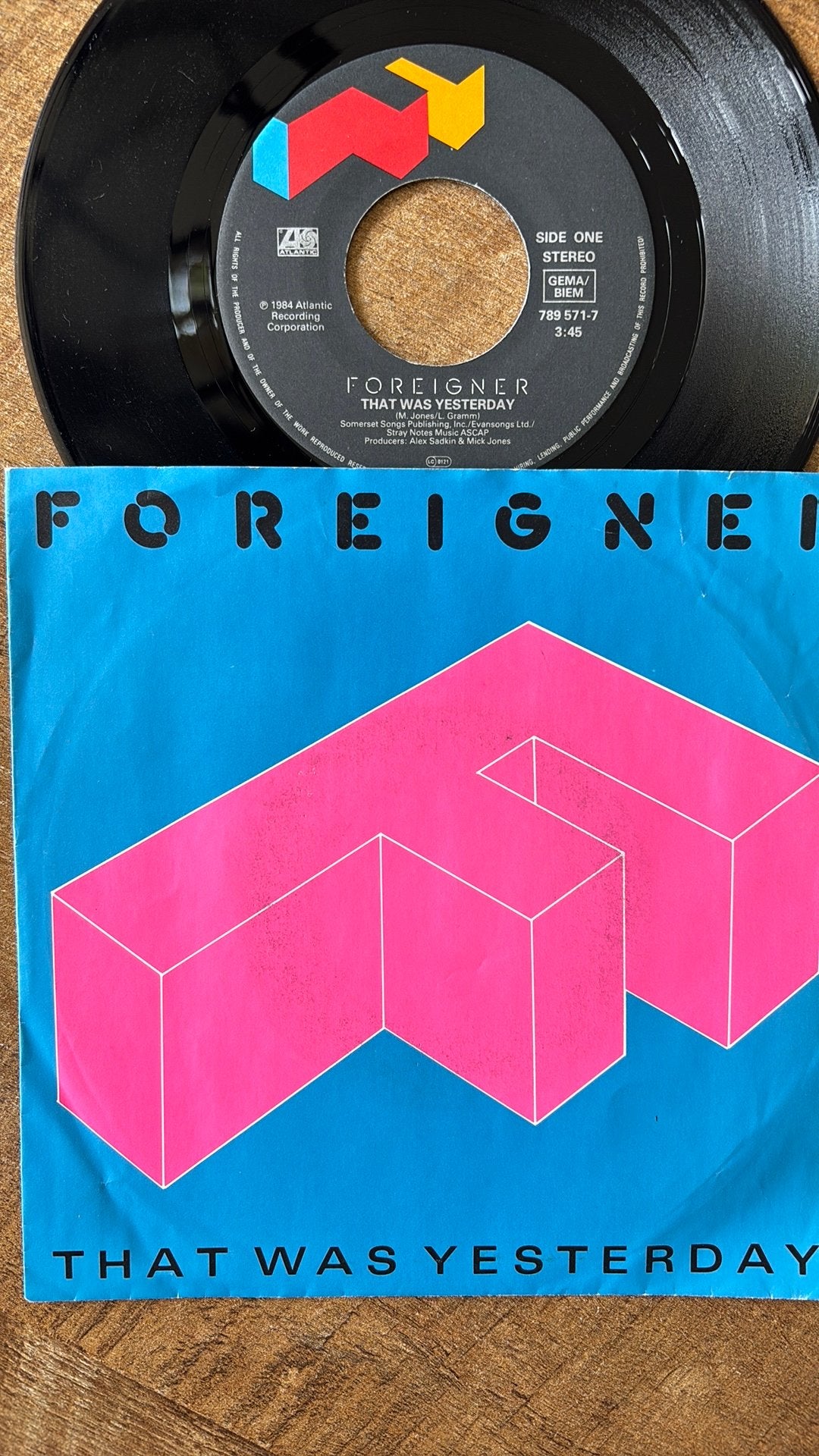 Foreigner- that was yesterday, Ophalen of Verzenden, Zo goed als nieuw, Pop