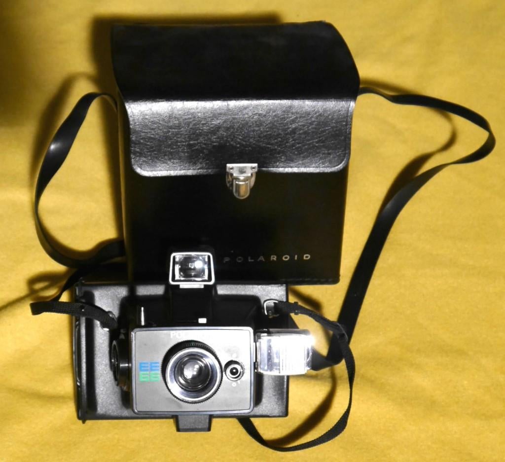 Vintage Polaroid EE66 Camera met tas, Audio, Tv en Foto, Fotocamera's Analoog, Ophalen of Verzenden, Gebruikt, Polaroid, Polaroid