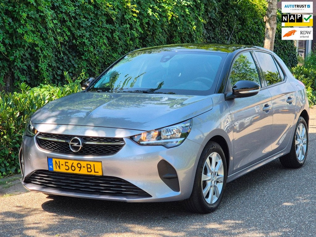 Opel Corsa 1.2 Edition 2e EIG Facelift CarPlay Zwart dak ZEE, Voorwielaandrijving, 101 pk, Gebruikt, Origineel Nederlands
