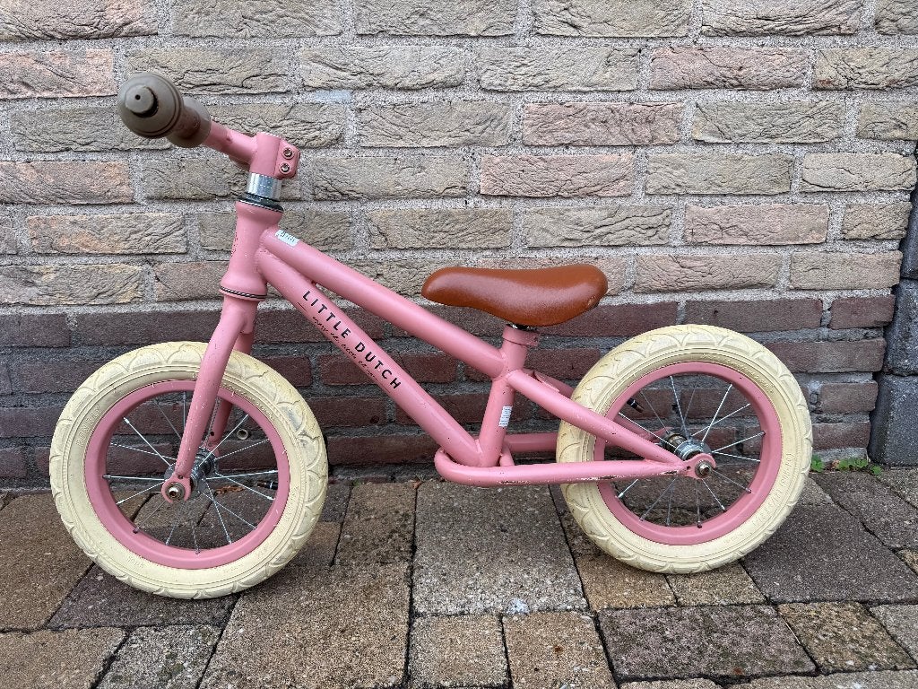 Little Dutch Loopfiets roze, Kinderen en Baby's, Speelgoed | Buiten | Voertuigen en Loopfietsen, Gebruikt, Loopfiets, Ophalen of Verzenden