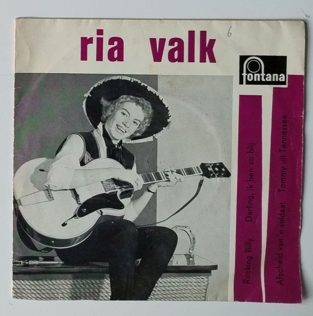 45 toeren plaatje single RIA VALK (EP) een oudje !, Cd's en Dvd's, Vinyl Singles, Gebruikt, 7 inch, EP, 1960 - 1969