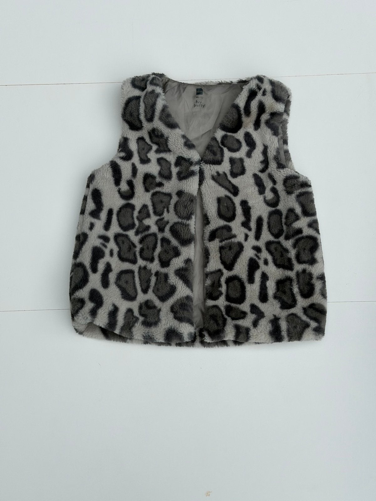 Leopard print singlet/bodywarmer van HEMA, maat 152, Kinderen en Baby's, Ophalen, Zo goed als nieuw, Meisje, Overige typen