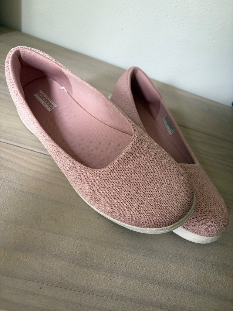 Licht roze Skechers, Ophalen, Skechers, Roze, Sneakers of Gympen