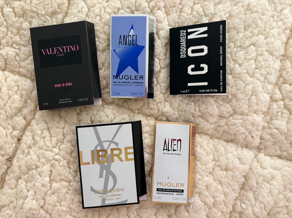 5 samples parfum, Sieraden, Tassen en Uiterlijk, Uiterlijk | Parfum, Ophalen of Verzenden, Nieuw