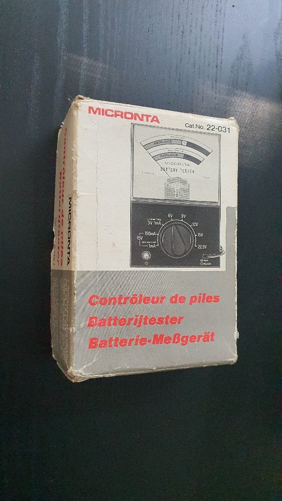 Micronta Vintage Batterijtester, Ophalen of Verzenden, Gebruikt