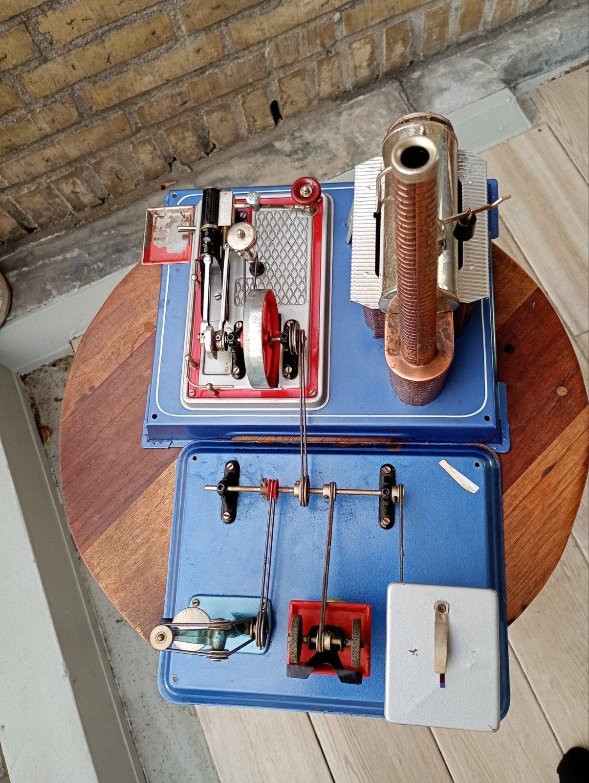 Wilesco Stoommachine Set - Compleet & Werkend., Hobby en Vrije tijd, Ophalen of Verzenden, Zo goed als nieuw