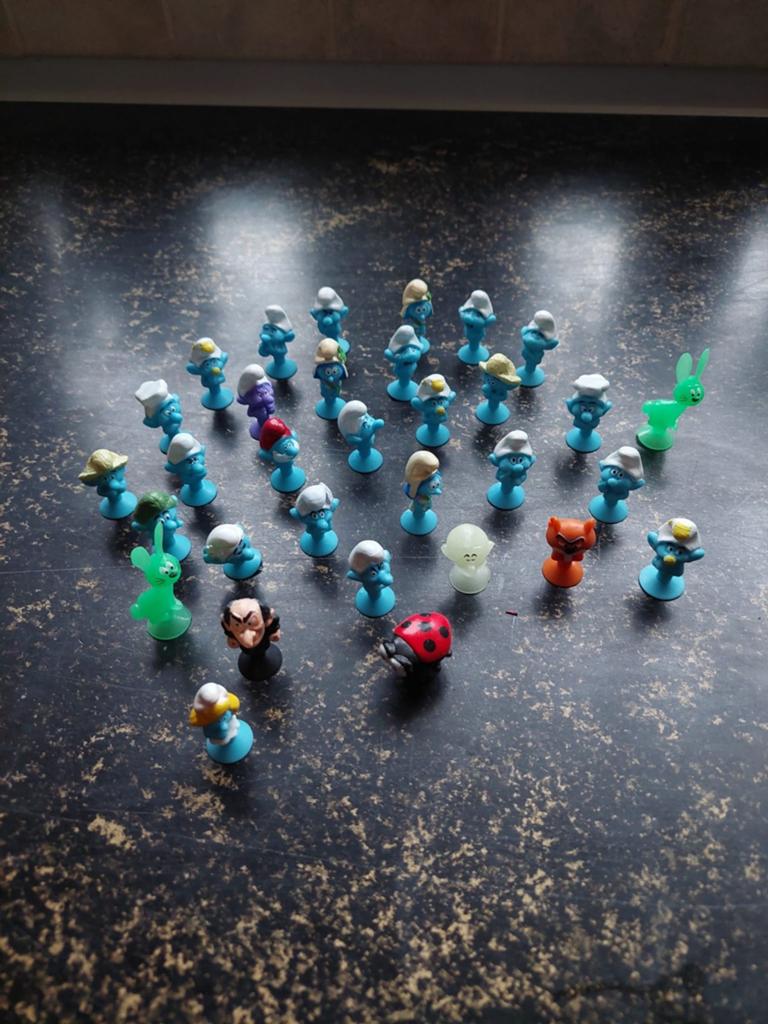 Smurfen poppetjes, Verzamelen, Smurfen, Ophalen of Verzenden, Zo goed als nieuw, Verschillende Smurfen, Poppetje, Figuurtje of Knuffel