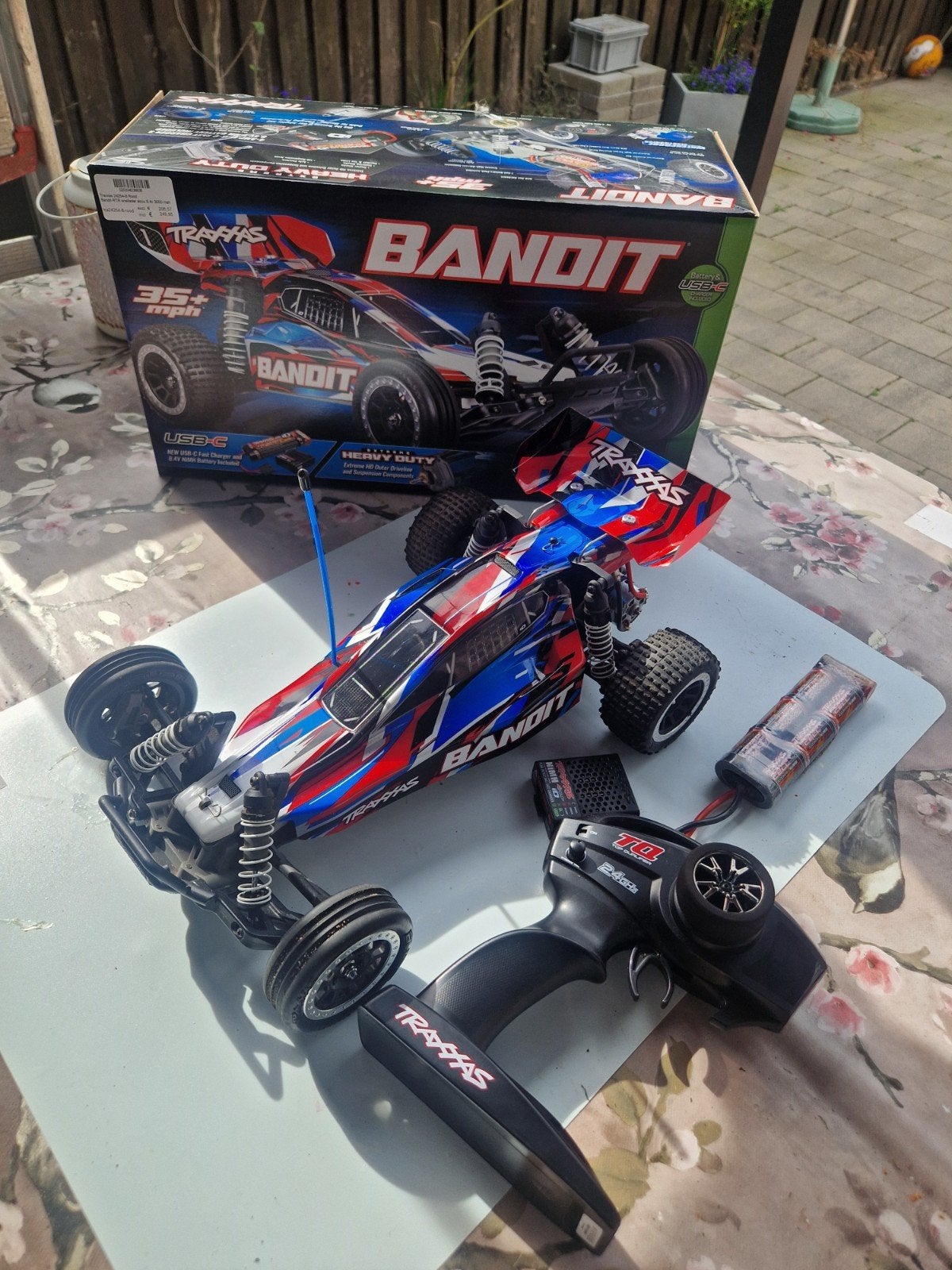 Traxxas Bandit RC Auto - Zo goed als nieuw, Auto offroad, Zo goed als nieuw, Schaal 1:10, RTR (Ready to Run)
