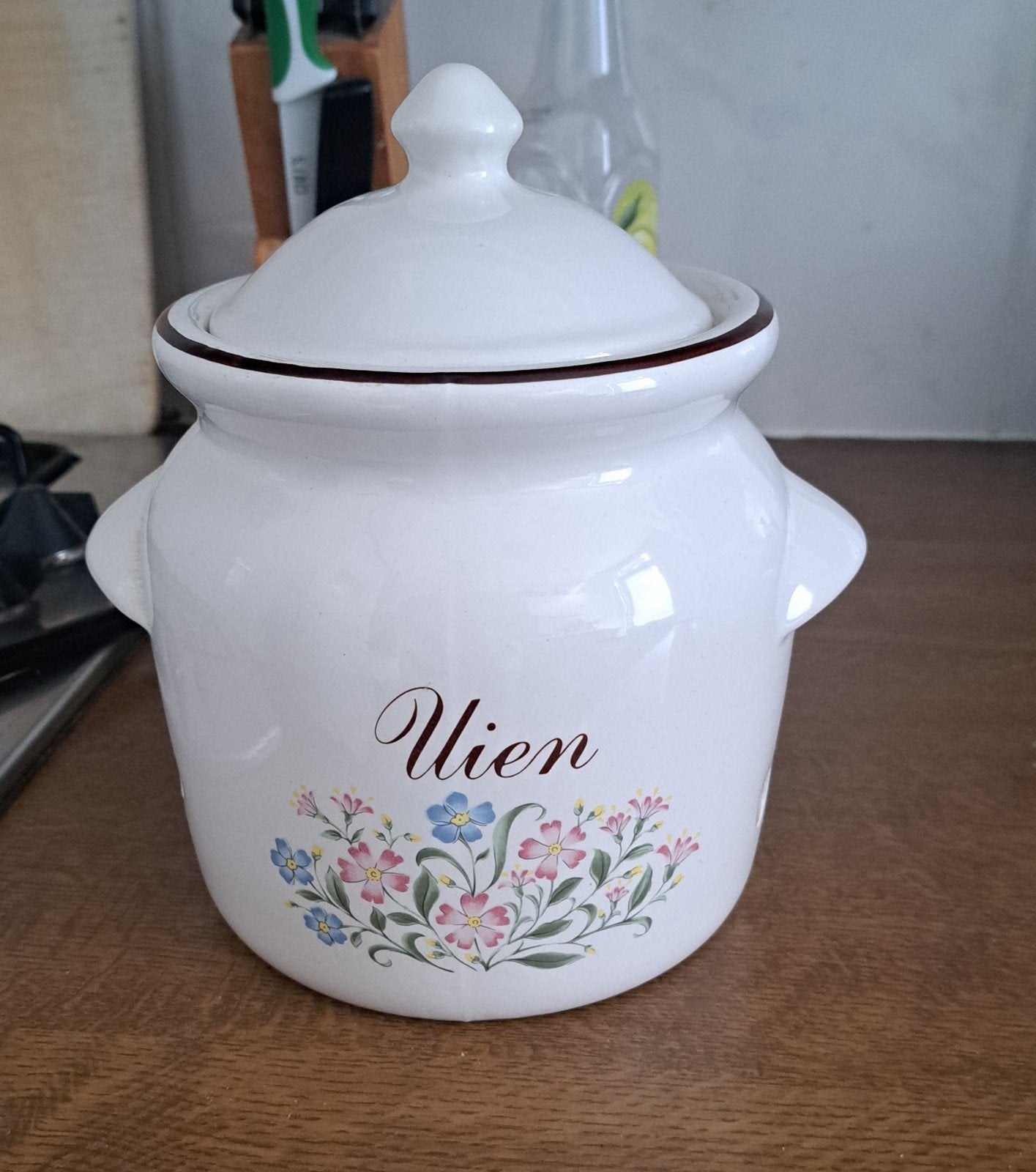 Voorraadpot voor Uien, Ophalen of Verzenden, Zo goed als nieuw