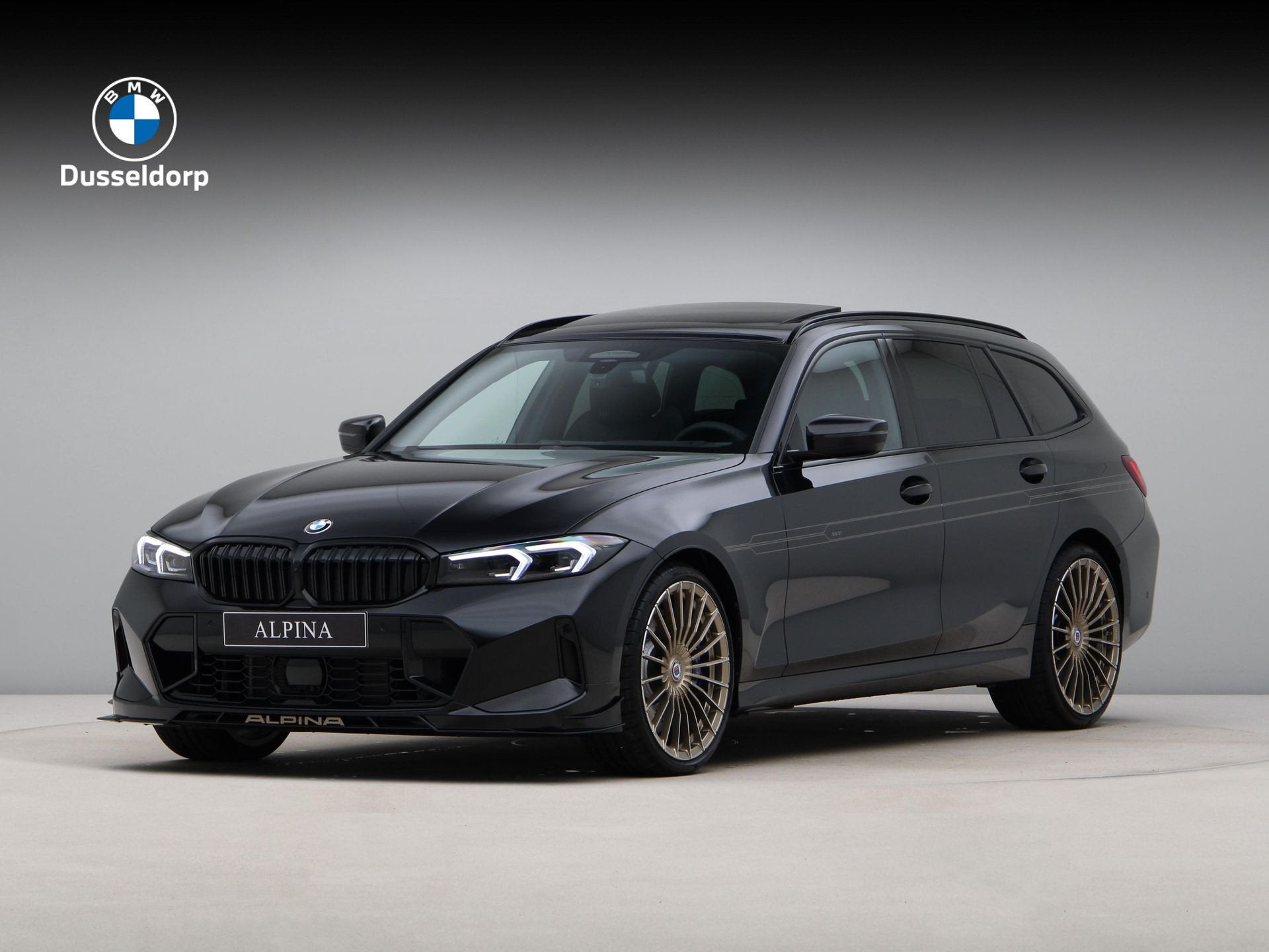 Alpina B3 GT Touring SWITCH-TRONIC Allrad - Black Sapphire /, Auto's, Zwart, 2993 cc, Zwart, Vierwielaandrijving