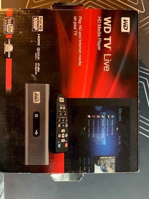 WD TV Live HD Media Player - Speel HD en internetmedia af, Ophalen, Zo goed als nieuw, HDMI, Zonder harde schijf