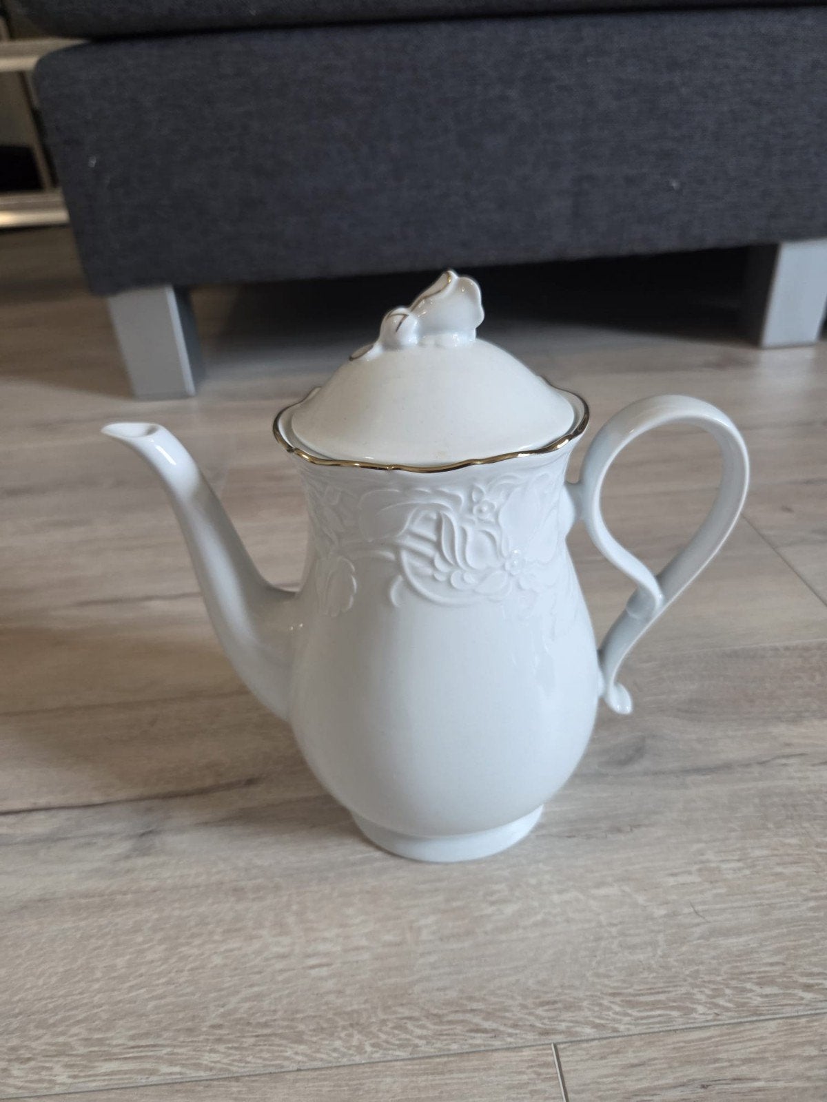 Mitterteich Princess Gold serviesborden & theepot – 14-delig, Ophalen