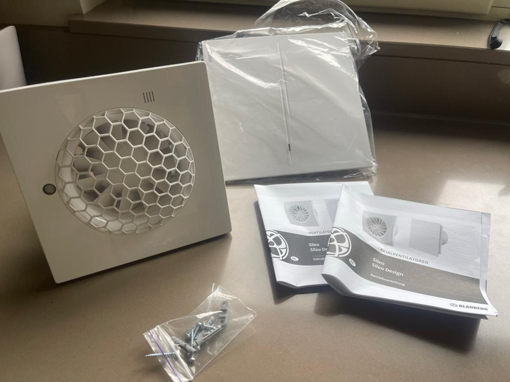 Badkamerventilator, Witgoed en Apparatuur, Ventilatoren, Ophalen of Verzenden, Nieuw