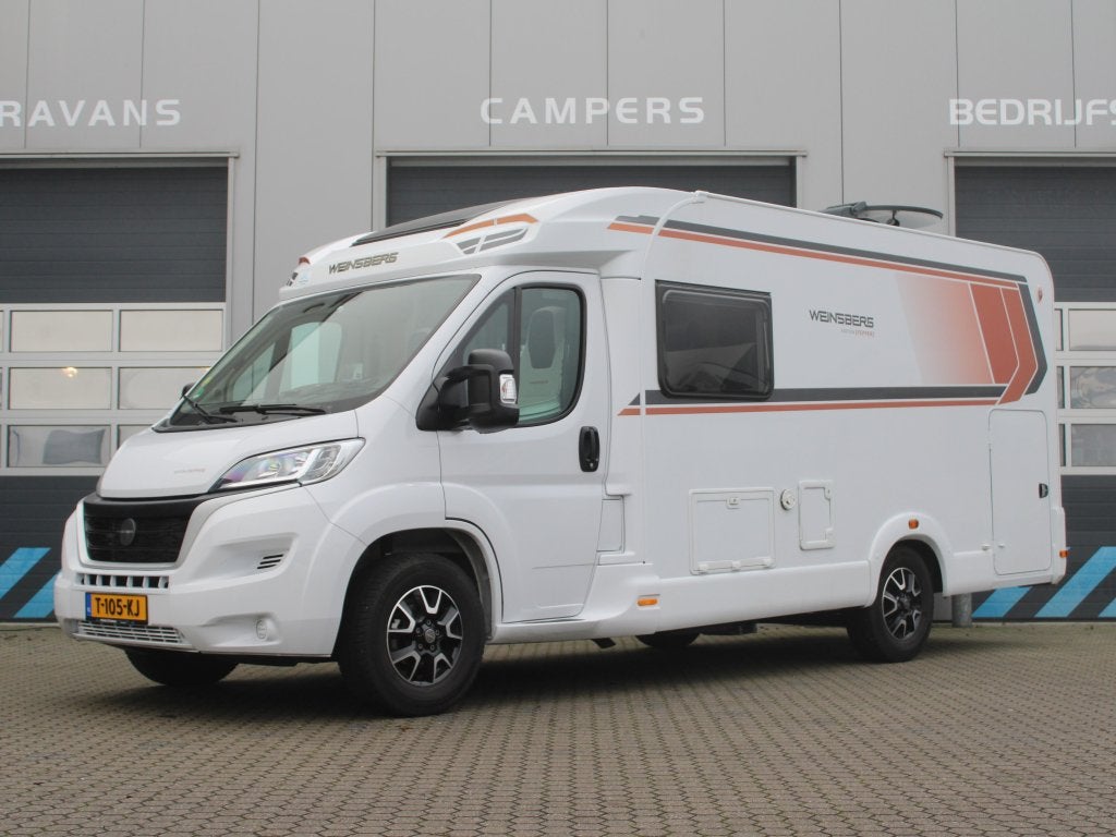 Weinsberg CaraCompact Pepper 600 MEG Enkele bedden TV Schote, Caravans en Kamperen, Campers, Weinsberg, Ringverwarming, Fiat, Tot en met 2