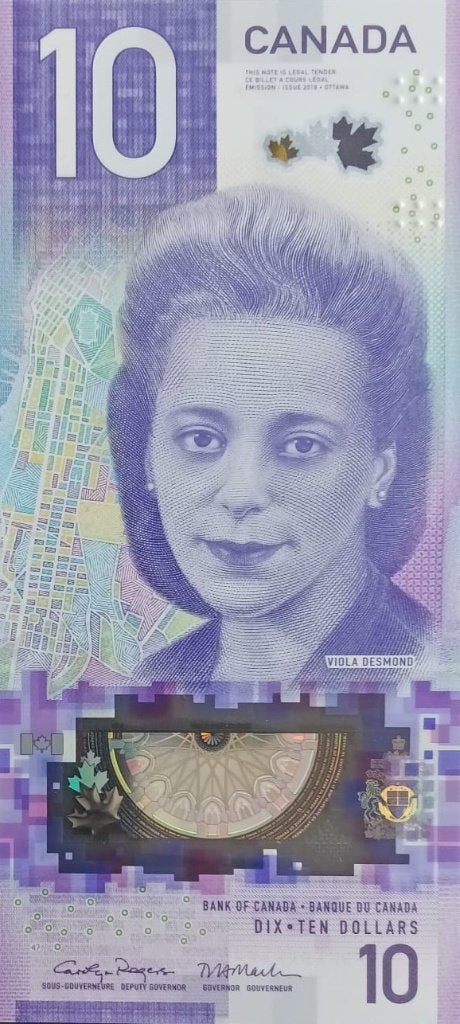 Canada 10 dollars 2018 UNC p.113c (# 350), Verzenden, Noord-Amerika, Los biljet